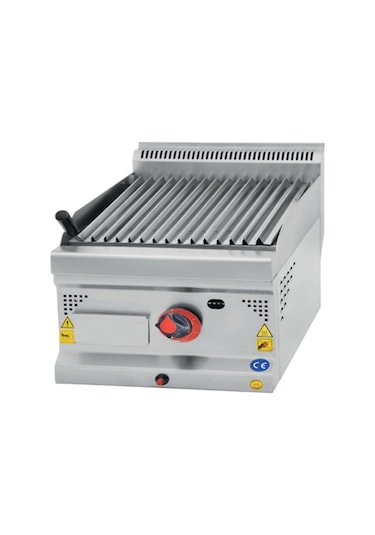 Karacasan Endüstriyel 900 Seri Set Üstü 40 Cm Doğalgazlı Lavataş Balıksırtı Izgara