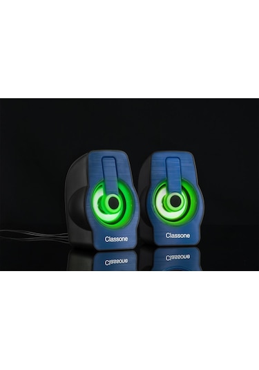 Classone X1 Blue  Rgb Gaming Hoparlör - Mavi