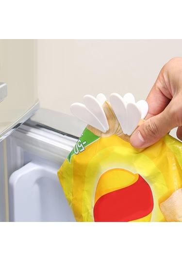 Suntek Çiçek Torbası Klipsleri Ofis Ev İçin Buzdolabı Beyaz