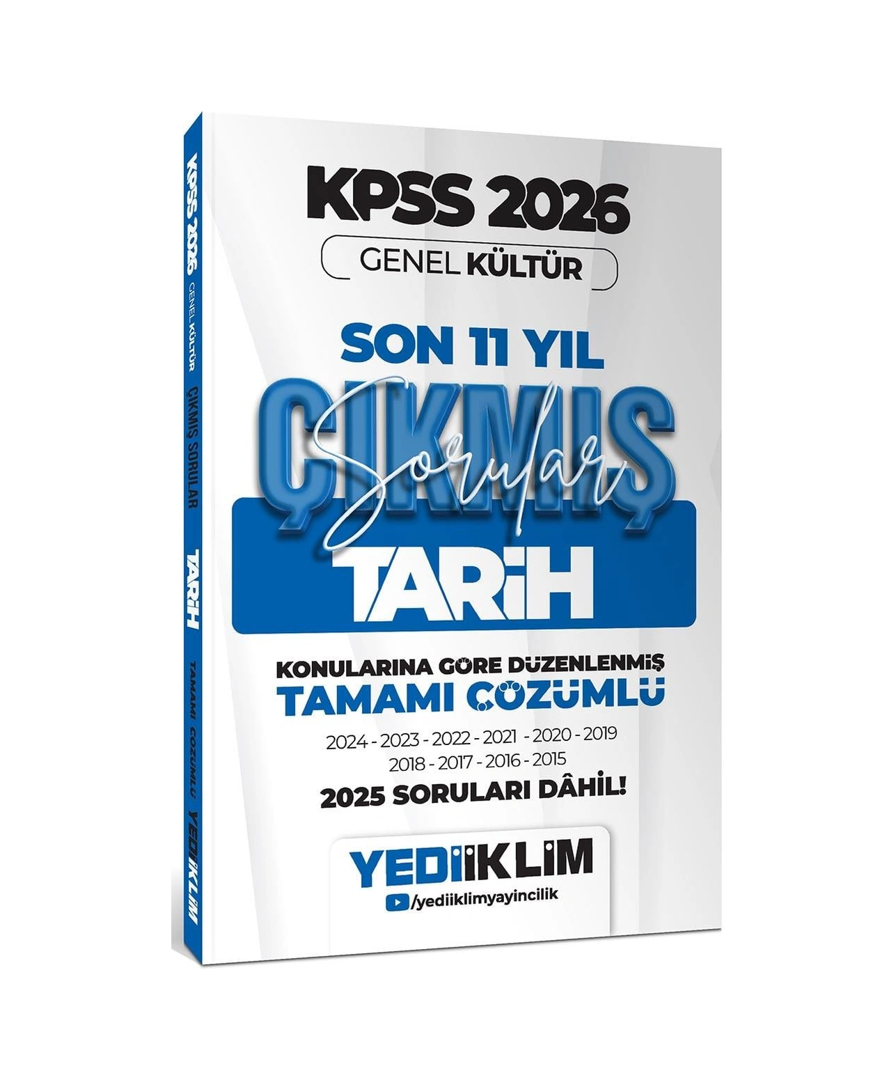 Yediiklim 2026 Kpss Genel Kültür Tarih Konularına Göre Tamamı Çözümlü Son 11 Yıl Çıkmış Sorular