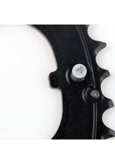 Yaozixa 130bcd 5 Tırnaklı Bisiklet Çarkı - 53t Alüminyum Cnc Kesimli, Ultra Hafif, Orta Yol Bisikleti İçin Tamir Parçası Lb01 Siyah