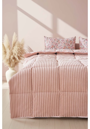 Pembe Bahar Tek Kişilik Tresa Uyku Seti