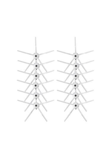 12'li Yan Fırça Takımı Uyumlu Roborock Q7 Max Plus Robot Süpürge