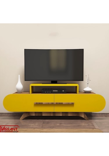 Variant Variant Rose Tv Sehpasi Tv Ünitesi ( Ceviz-Sari )