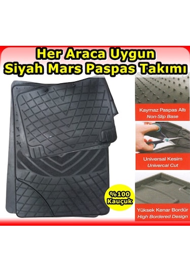 Tüm Araçlara Uyumlu Oto Paspas Seti 554419588
