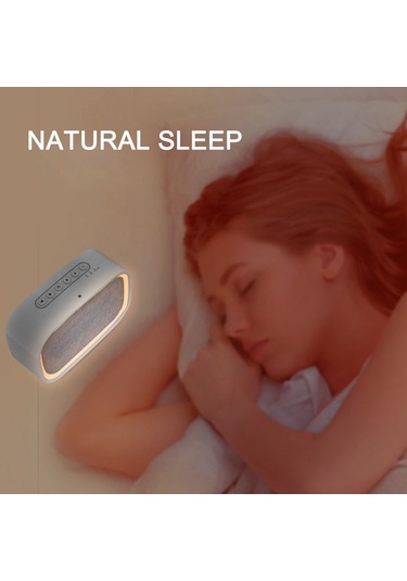 Shineyee Siyah Veya Beyaz Renk Seçenekli, 5v 1a Girişli Taşınabilir Beyaz Gürültü Makinesi Beyaz