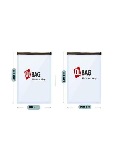 2'li Vakumlu Hurç Seti - 4 1 Ad. En Büyük Boy 1 Ad. Büyük Boy Battaniye, Yorgan Vakumlu Poşet Şeffaf