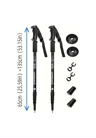 Willowhaven Kırmızı Ayarlanabilir Alüminyum Yürüyüş Bastonu - Konforlu Tutamak, Şok Emici, Dayanıklı