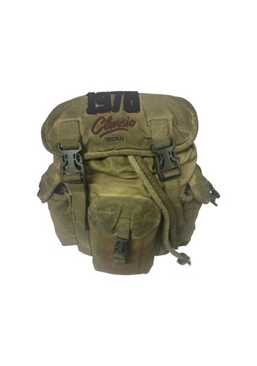 Kaliteli Tek Gözlü Vintage Disayn Unisex Sırt Günlük Okul Gezi Kamp Trekking Çantası Kc Ahtapot Bag Haki Kaliteli Tek Gözlü Vintage Disayn Unisex Sırt Günlük Okul Gezi Kamp Trekking Çantası Kc Ahtapot Bag Haki
