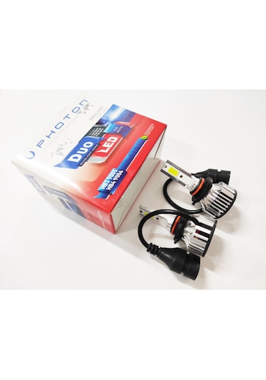 Replax Photon Duo Hb3 9005 12v-24v Uyumlu Led Xenon Beyaz 6000 Lümen Headlight