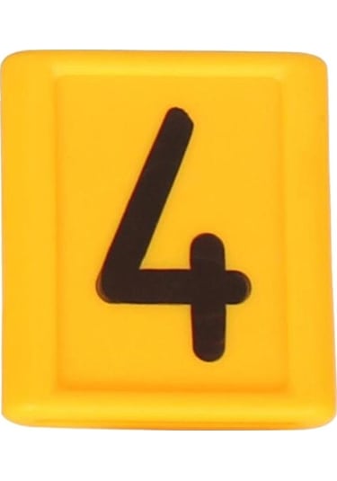 Trendooze Yaka Sığır Sığır Numarası Numara Kimlik İnek Boyun Ayarlanabilir Askısı Adet 5 4 / Mp