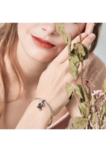 Fastbuy S925 Ayar Gümüş Aşk Sürpriz Kolye Ve Bilezik Seti - Mavi Renkli Aksesuarlar Çok Renkli