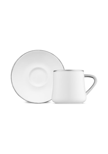 Jumbo Valetta Platin 12 Parça 6 Kişilik Fincan Takımı Platin