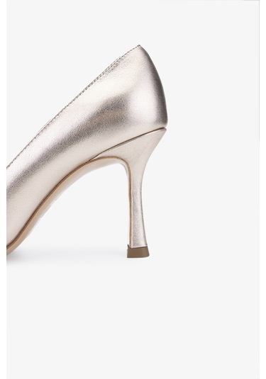 Valmenti Kastin Kadın Gold Hakiki Deri Topuklu Ayakkabı 613 27695 Bn Ayk Y24 Altın