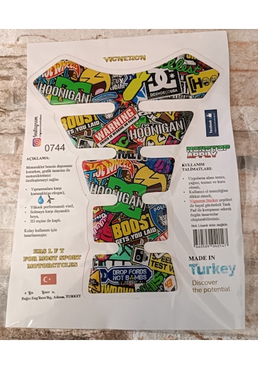 Vigneron Warnıng Depo Tankpad