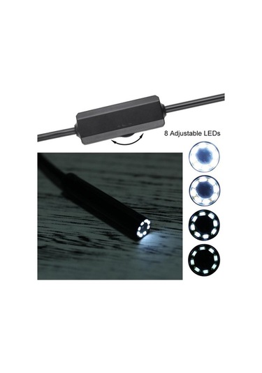 Dancemonkey Geek Profesyonel Muayene Endoskopu, Endüstriyel Kullanım İçin, Beyaz, Model Xyz, 30cm, İş Yeri Personeli