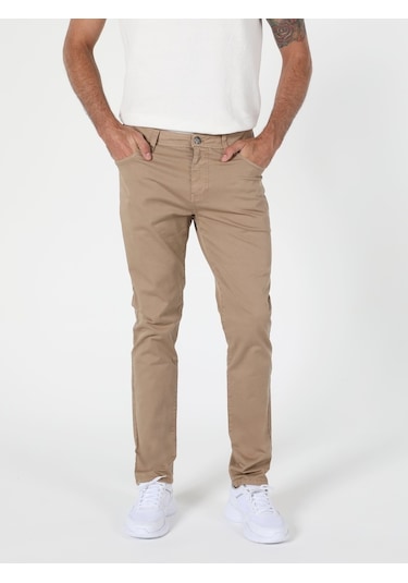Colin's Straight Fit Düşük Bel Erkek Pantolon CL1049744_Q1.V2_CML Camel Colin's Straight Fit Düşük Bel Erkek Pantolon CL1049744_Q1.V2_CML Camel