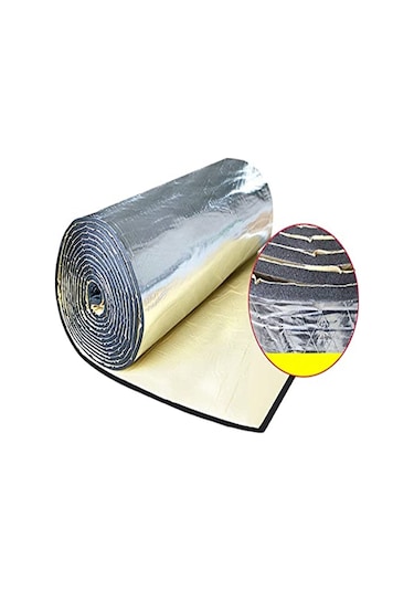 Alüminyum Folyolu Kauçuk İzolasyon 9mm 120cm 24m2 Rulo