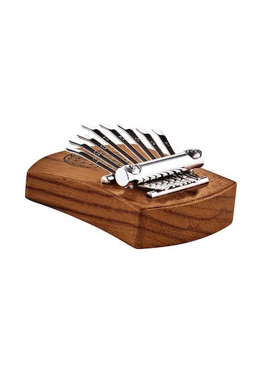 Meinl Sonic Energy Kl802fol Mini Solid Flower Of Life C Major 8 Note Kalimba Red Zebrawood