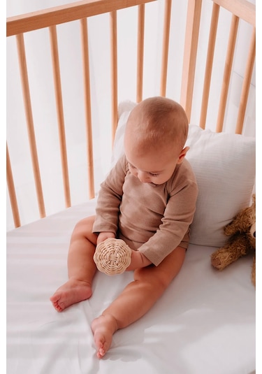 Lilabio %100 Organik Pamuk 3'lü Uzun Kollu Bebek Body Seti Çok Renkli