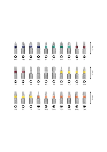 Bosch Professional 32 Parça Vidalama Ucu Seti Extra Hard – 2607017319