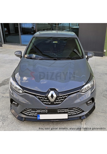 S-Dizayn VW Polo 6 ABS Plastik Ön Tampon Alt Lip 3 Prç. 2017 Üzeri