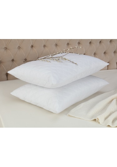 Madame Coco Raison 2 Li Kapitoneli Yastık Alezi 1kysal002050 X 70 Cm-beyaz
