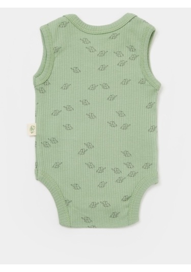 Organik Modal Fil Baskılı 2 Li Askılı Badi 001