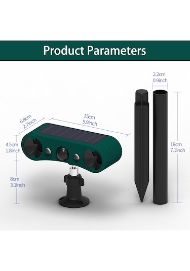 Xindoker Güneş Enerjili Kablosuz Dış Mekan Alarm Sistemi - Su Geçirmez Ve Hayvan Kovucu