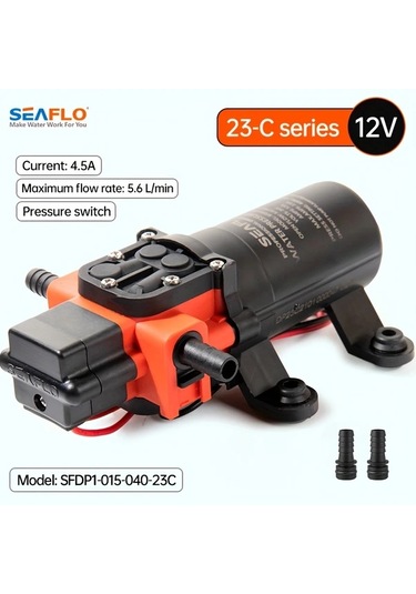 Motion003 Rv Kucuk Difuz Pompa 12v 24v Su Aritici Guclendirme Pompa Otomatik Baslatma Miniatur Arac Montajli