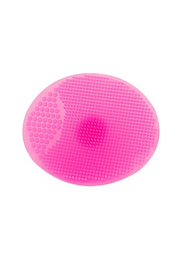 Sones 10 Adet Temizleme Pedi Yıkama Yüz Peeling Fırçası Spa Cilt Peelingi Temizleyici Alet Gül Kırmızısı