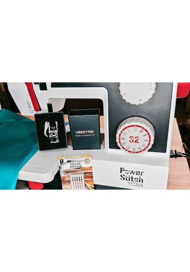 Veritas Veritas Power Stitch 32 Tıtan Ev Tipi Dikiş Makinesi 32 Dikiş Programlı Distribütör li Beyaz