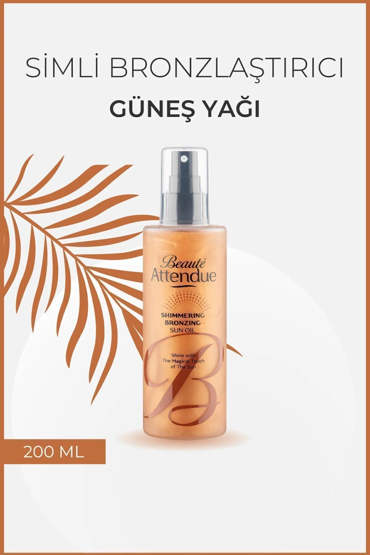 Beaute Attendue Simli Bronz.güneş Yağı