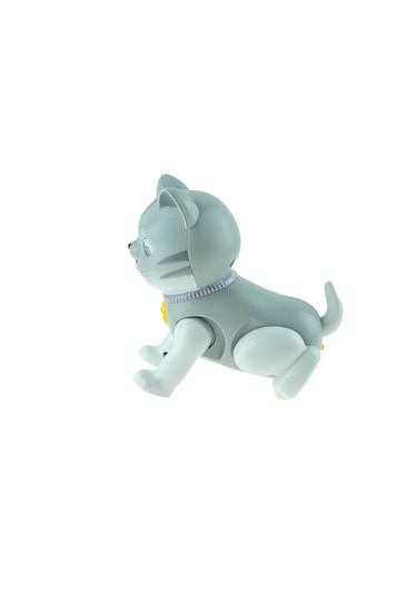 Sesli Hareketli Oyuncak Kedi Işıklı Sevimli Kedi 20 Cm