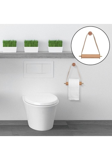 Pazly Tuvalet Tutacağı Suntek Rulo Raf Kahverengi Kahverengi Kağıdı Havlu İy Diğer