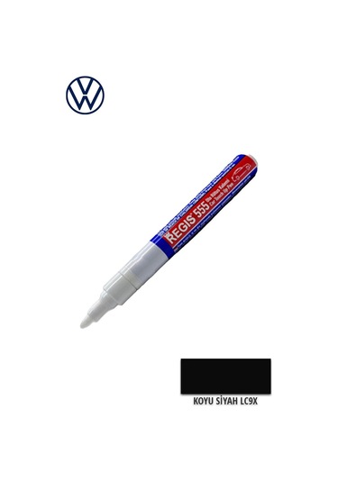 Oto Tam Örtücü Rötüş Kalemleri Volkswagen Lc9x Koyu Siyah Çizik Giderici Oto R.k-11931