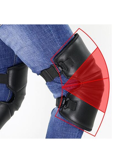 Suntek Su Geçirmez Motosiklet Bacak Isıtıcı Koruyucu Diz Pedleri 35 CM