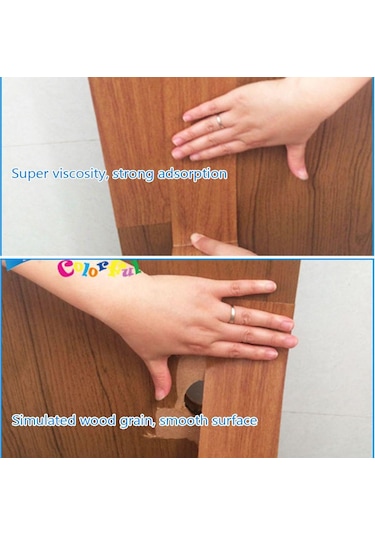 5 M/rulo Ev Dekor Mobilya Yenileme Süpürgelik Hattı Zemin Ahşap Tahıl Bant Onarım Yapıştırıcı 8cm X 4.75m-dark Brown Oak