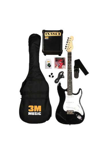 Elektro Gitar Set Sunburst