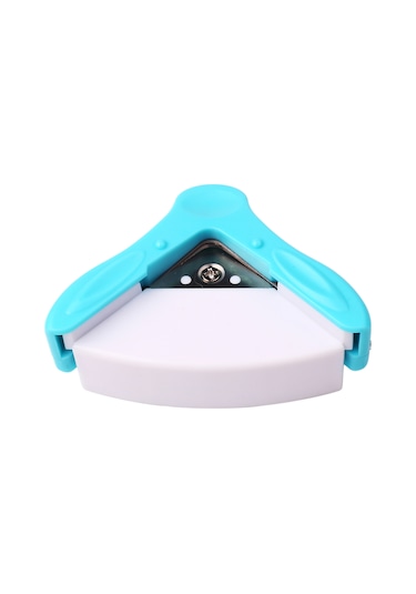 Youmex Mavi 5mm Köşe Yuvarlatıcı - Mini Taşınabilir Fotoğraf Kartvizit Kesici Aleti