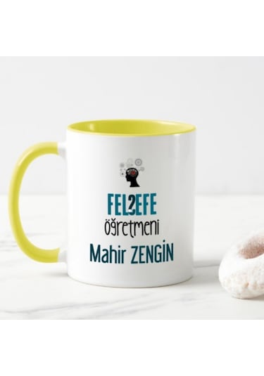 Kişiye Özel Felsefe Öğretmeni Kupa Bardak Ha11