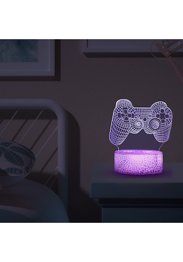 Sones 3d Oyun Kolu Üç Boyutlu Renkli Led Işıklar, Stil: Dokunmatik Çatlak Tabanı Çok Renkli