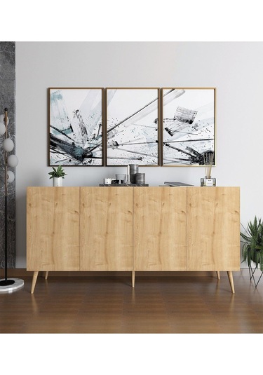 Floradesign Saphire Konsol / Konsol / Çok Amaçlı Dolap 160 Cm Meşe