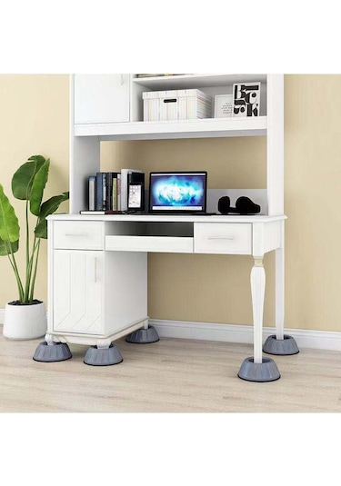 4 Parça Çamaşır Makinesi Titreşim Önleyici Ayak Mat