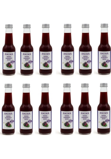 Ancora Sıkma Karadut Suyu 250 Ml X 12 Adet