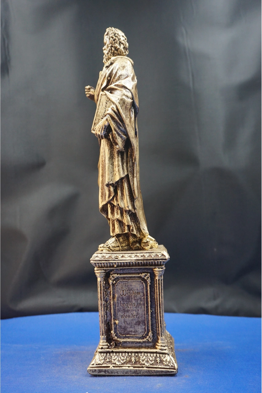 Atinalı Filozof Sokrates Heykel Biblo Bilgelik Ve Felsefenin Simgesi Hediyelik Aksesuar 35 Cm