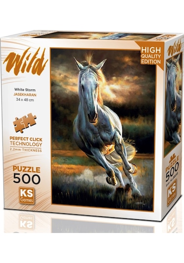 Ks Games 500 Parça Beyaz Fırtına Puzzle