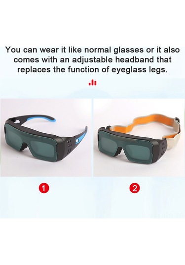 Jokmae "otomatik Kararan Solar Enerjili Kaynak Gözlüğü - Elektrik Ve Argon Kaynağı Emniyeti"