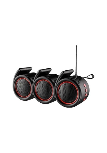 Concord 666SRGB Solar Güneş Enerji FM Radyo Rgb Ledli Bluetooth