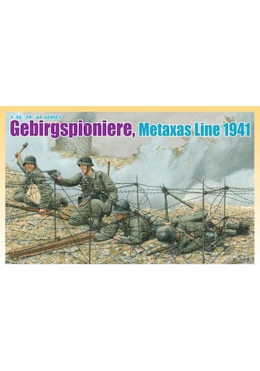 Dragon 6538 1/35 Gebirgspioniere (Metaxas Hattı 1941) Asker Figür